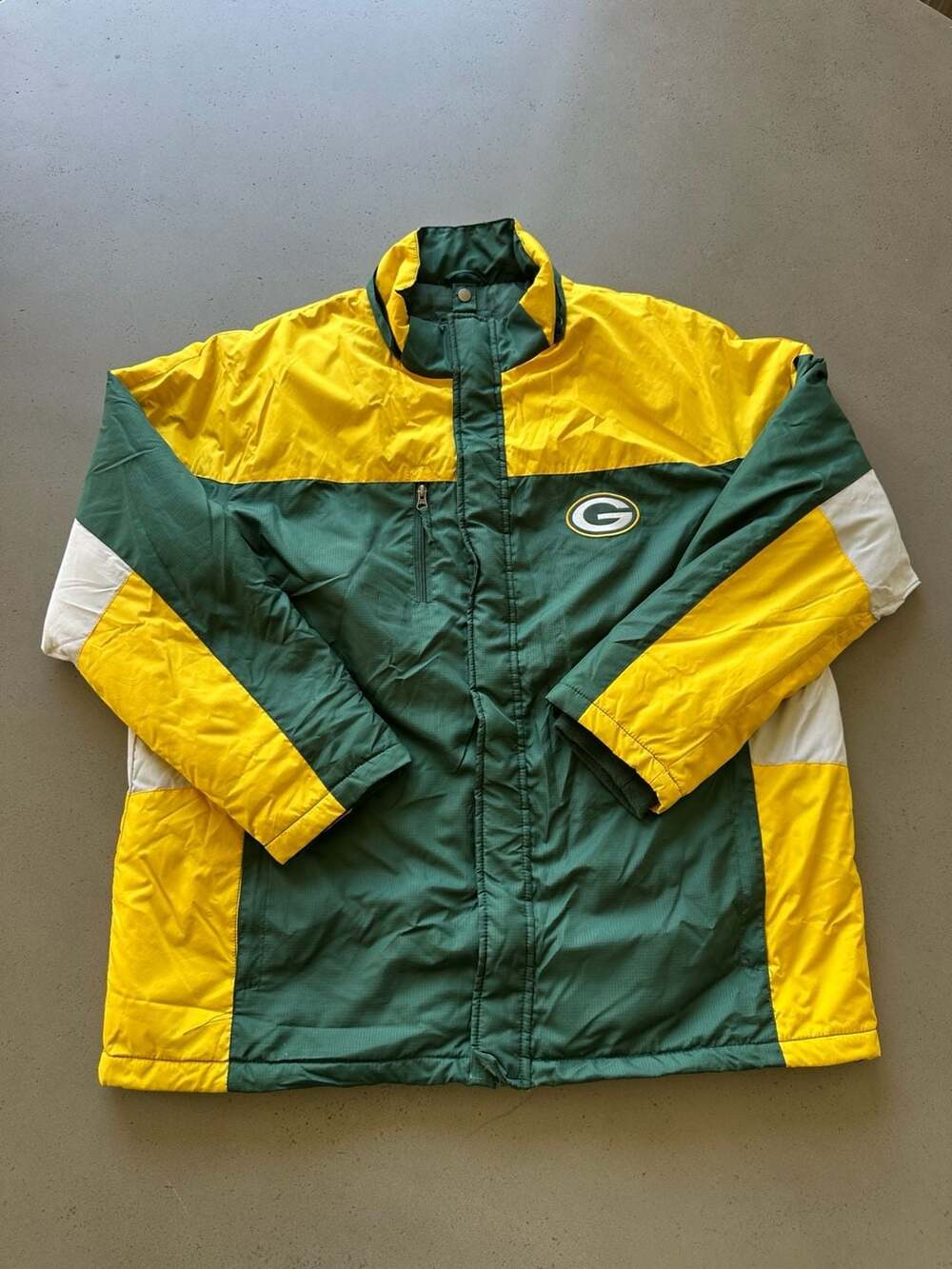 NFL Green Bay Packers Heavyweight Puffer Jacket Size XL